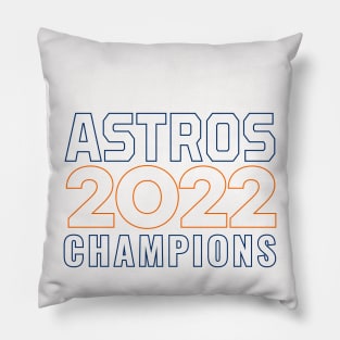 Houston Astroooos 15 champs Pillow