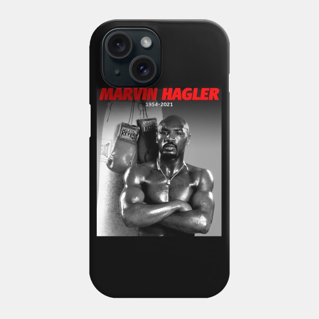RIP marvin hagler 1954-2021 Phone Case by Brown777