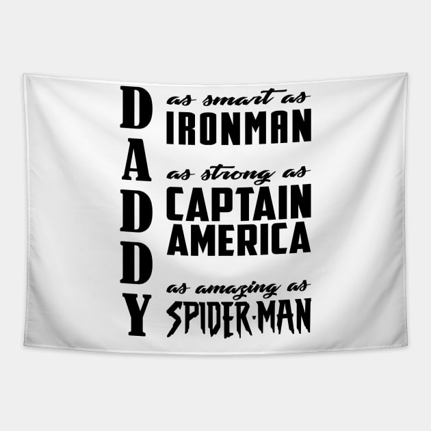 Superhero Daddy Tapestry by kaitokid
