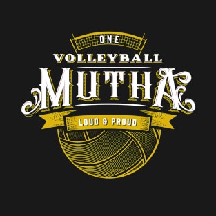 Volleyball Mutha | Vintage Tattoo-style T-Shirt