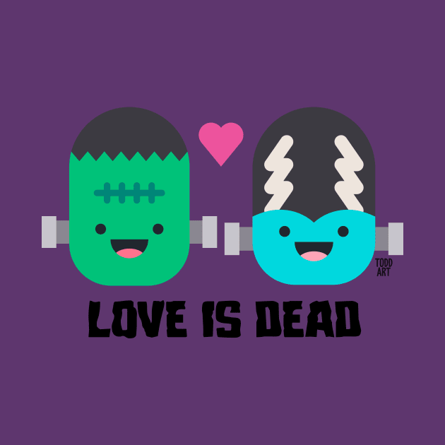 LOVE IS DEAD by toddgoldmanart