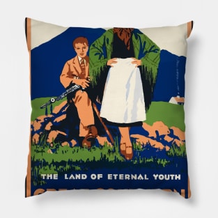 Vintage Travel - Ireland Pillow