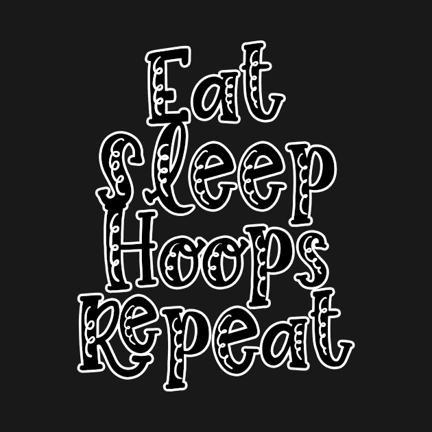 Eat Sleep Hoops Repeat by nextneveldesign