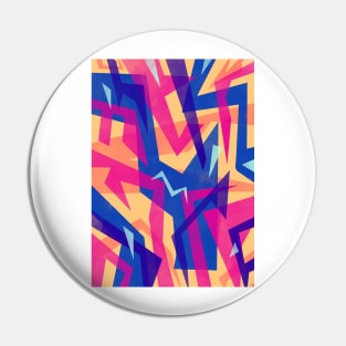 Feisty Abstract Pin