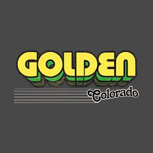 Golden, Colorado | Retro Stripes T-Shirt