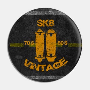 SK8, Old School Decks, Vintage Skate 70s and 80s Pin