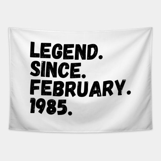 Legend Since February 1985 - Birthday Tapestry by Textee Store
