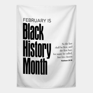 Black History Month: February is Black History Month Tapestry