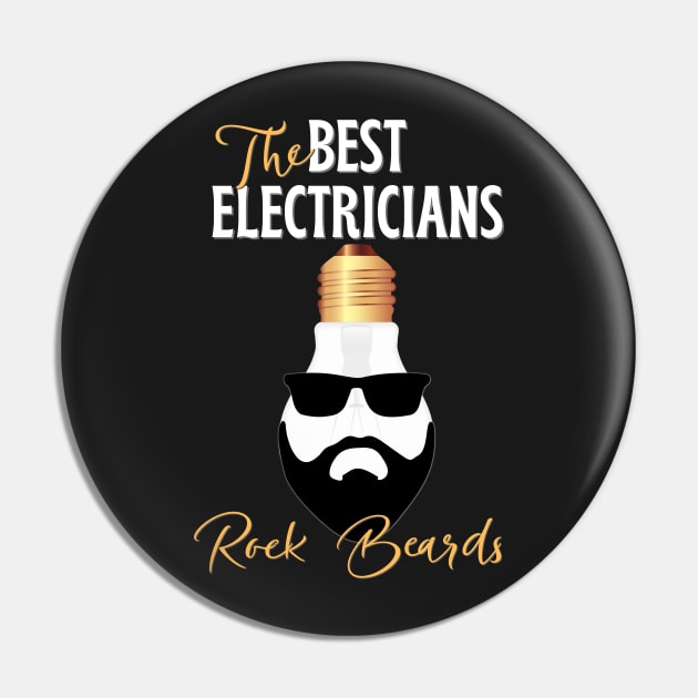 The Best Electricians Rock Beards Pin by norules