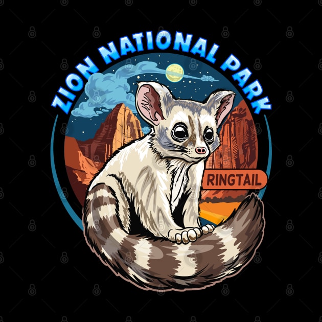 American Ringtail Cat at Zion National Park by SuburbanCowboy