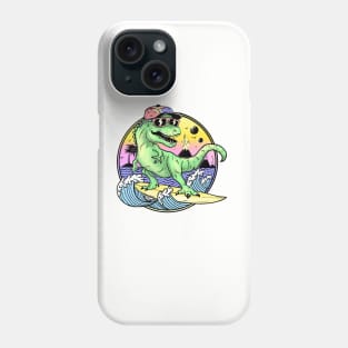 Dinosaur surf Phone Case