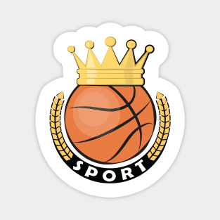 King Basketball Magnet