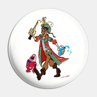 Hondo Ohnaka visits Galaxy's Edge (TechnoRetro Dads Version) Pin