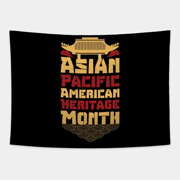 Asian Pacific American Heritage Month gift Tapestry by Mr_tee