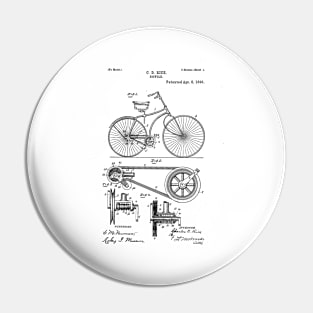 Bicycle design patent drawing Pin