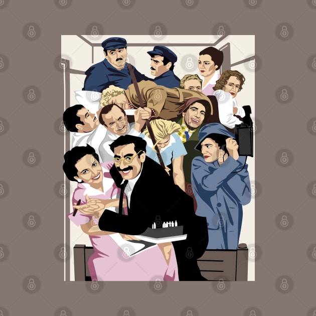 MARX BROTHERS The Stateroom by Tiro1Linea