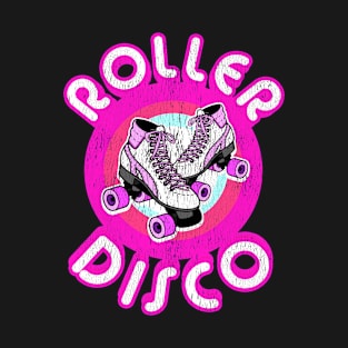 Roller Disco Derby Vintage & Distressed design 70s 80s T-Shirt