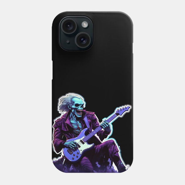 Guitar Ghoul Phone Case by Moonpixels