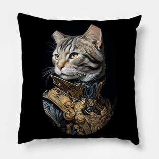 Cat Knight Pillow