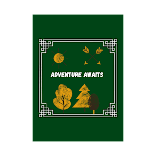 Adventure awaits. T-Shirt