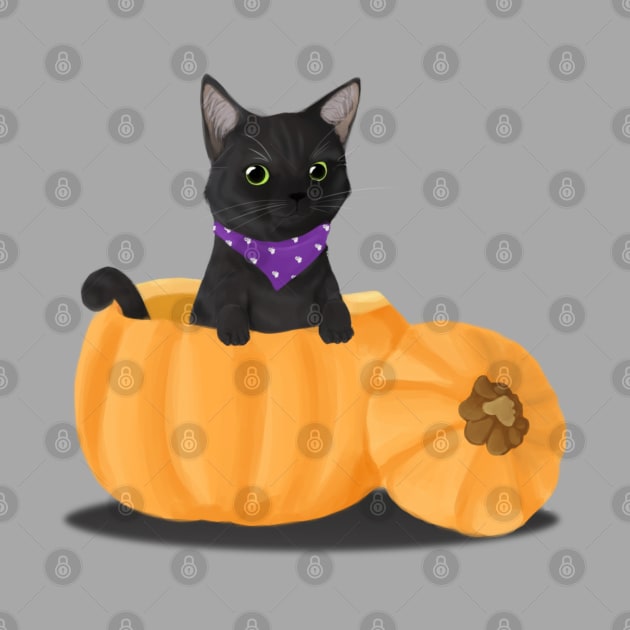 Pumpkin Cat by michelleachan