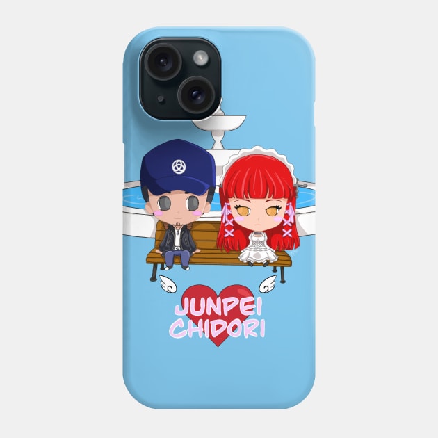 Junpei <3 Chidori Phone Case by Pastelpandabum