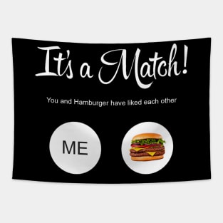 It's a Match! - Hamburger Tapestry