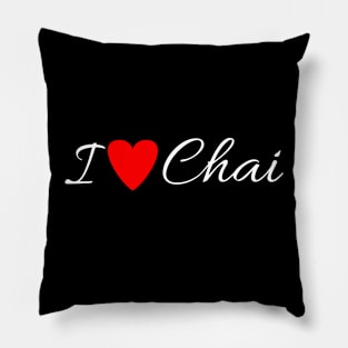 I love chai Pillow