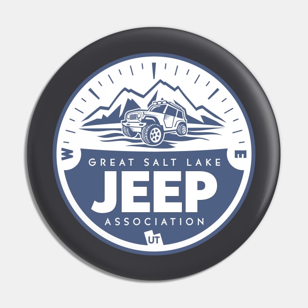 Great Salt Lake Jeep Association Pin by GSLJA