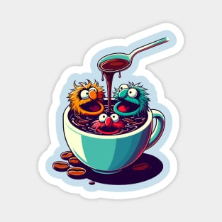 Coffee Muppet Magnet