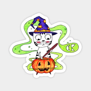 Halloween with Yuna Cat | Brewing the Potion of Love Magnet