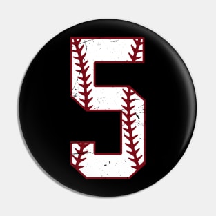 5th Birthday Baseball Boy Gift From Mom Happy 5 Years Old Birthday Gift For Son Pin