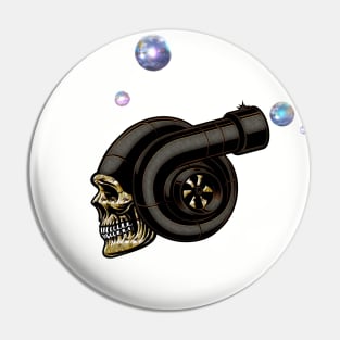 Awesome funny skull Pin