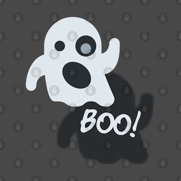 Happy Halloween cute ghost by BoogieCreates