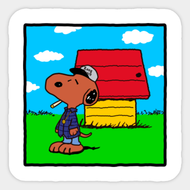 Snoopy Dogg Snoop Dogg Sticker Teepublic Snoopy Dogg Snoop Dogg Sticker Teepublic