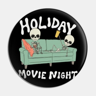 Holiday Movie Night Pin