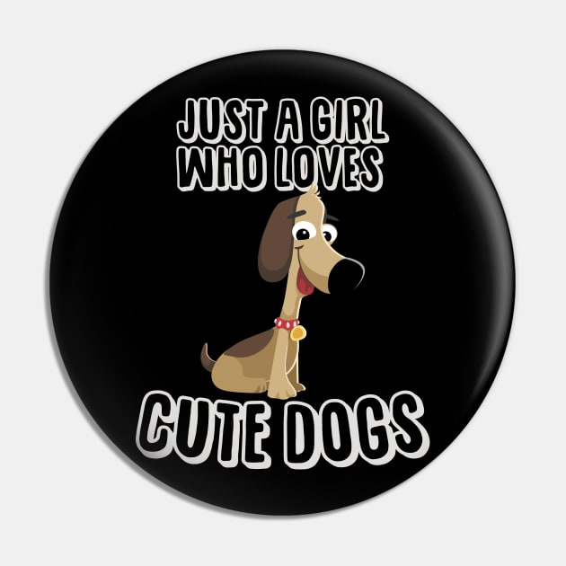 Girl loves cute dogs Pin by BestsellerTeeShirts