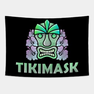 Tiki mask Character Design Tapestry