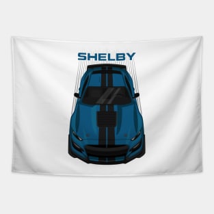 Ford Mustang Shelby GT500 2020-2021 - Ford Performance Blue - Black Stripes Tapestry