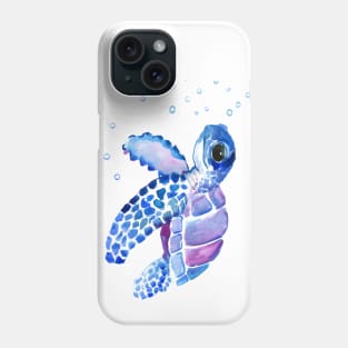 Sea Turtle Children art Phone Case