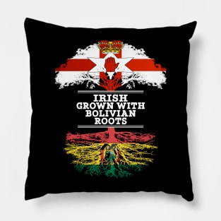 Northern Irish Grown With Bolivian Roots - Gift for Bolivian With Roots From Bolivia Pillow