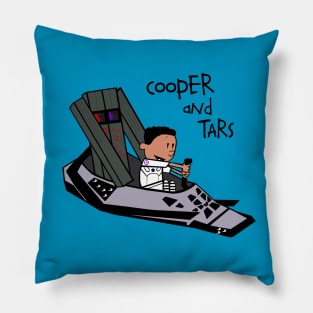 Cooper and TARS Pillow