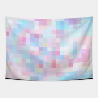 Mosaic Pastel Arrow Pattern Tapestry