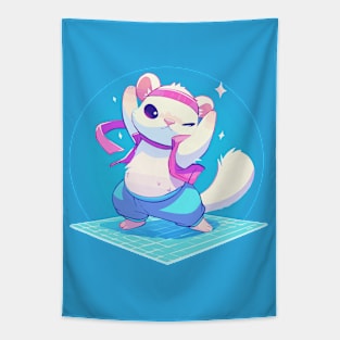 A ferret dancing the night away Tapestry