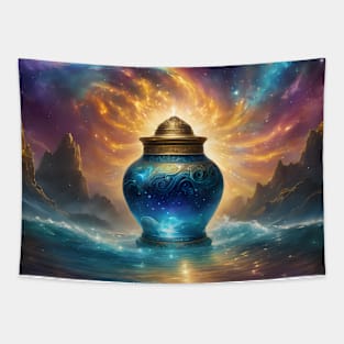 aquarius zodiac sign Tapestry