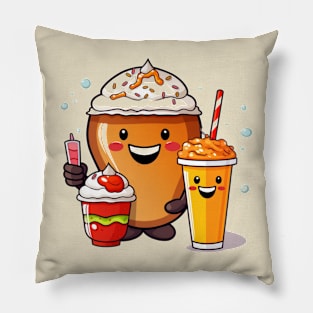 Ice creamkawaii  junk food T-Shirt cute  funny Pillow