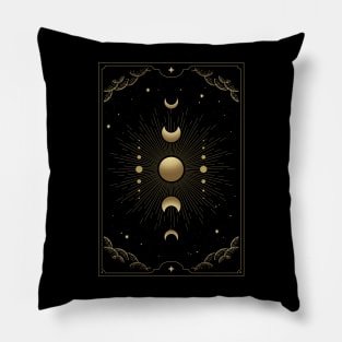 Moon Phase Design Pillow