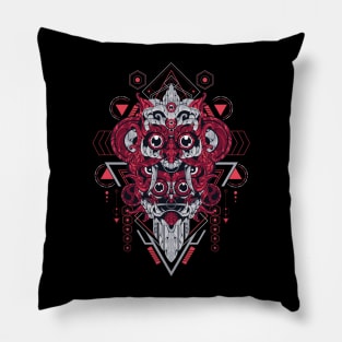 Sacred Fujin Raijin Pillow