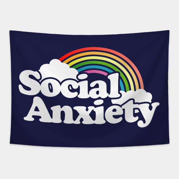 Social Anxiety Tapestry by bubbsnugg