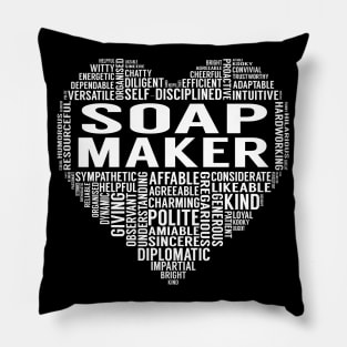 Soap Maker Heart Pillow